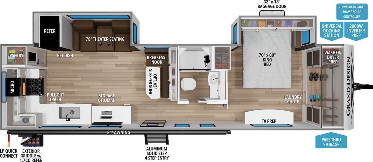 2027 Grand Design Transcend 315RKT - Image 2