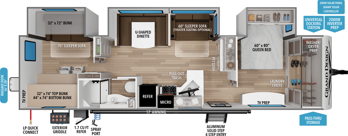2027 Grand Design Transcend 335BHT - Image 2