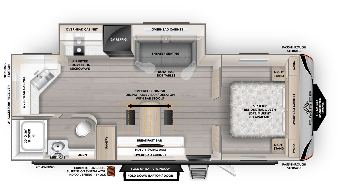 2027 Ember RV Touring Edition 2300MLL - Image 2