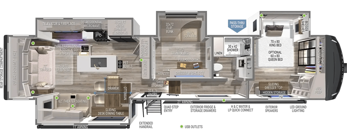 2027 Brinkley RV Model Z 3610 - Image 2