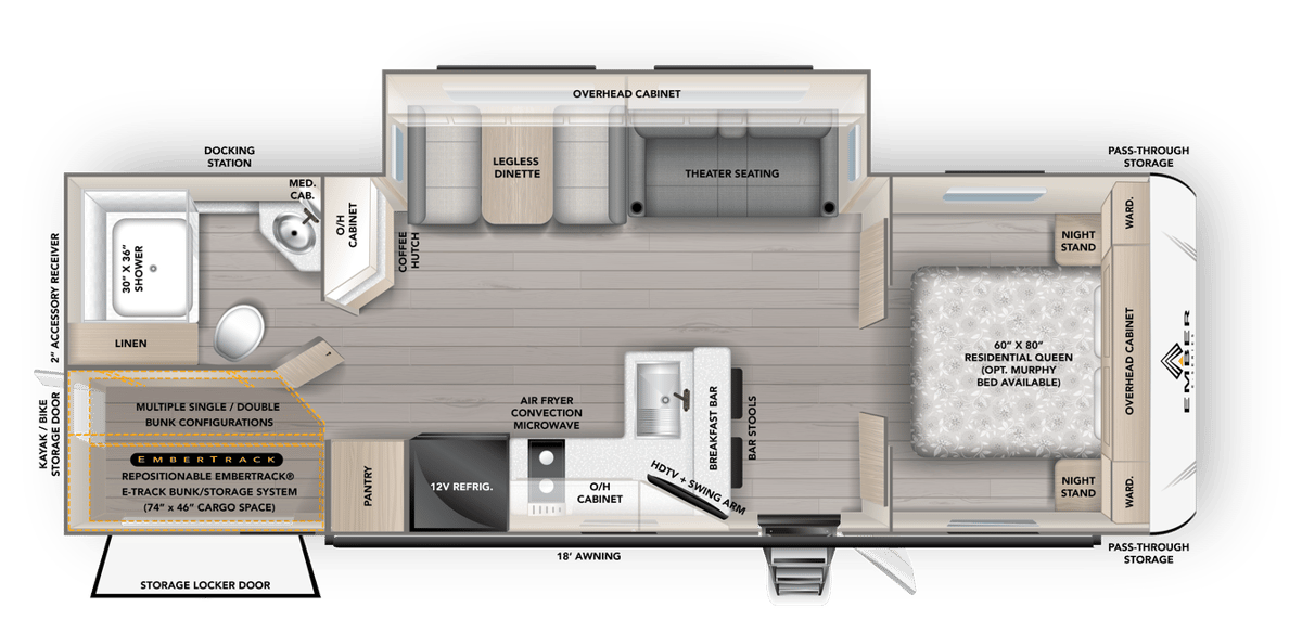 2027 Ember RV E-Series 26ETS - Image 2