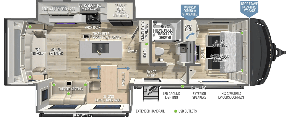 2027 Brinkley RV Model Z AIR 297 - Image 2